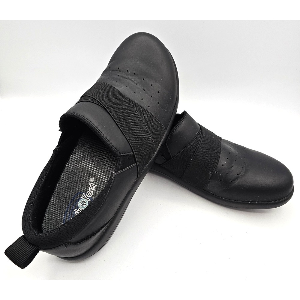 Orthofeet Alegria Savvie Black Mary Jane Comfort Orthopedic Shoes 39 US 8.5